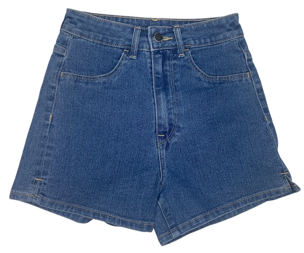 H&M denim mom shorts blue jeans high waist rise women's size 0 &Denim